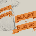 "Backyard of Butterflies" shirt design for Owl City