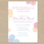 Floral watercolor graduation announcement