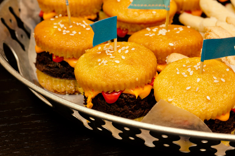 hamburger cupcakes cookie french fries hamburger cupcakes cookie french fries