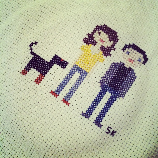 custom couple family pet cross stitch custom couple family pet cross stitch