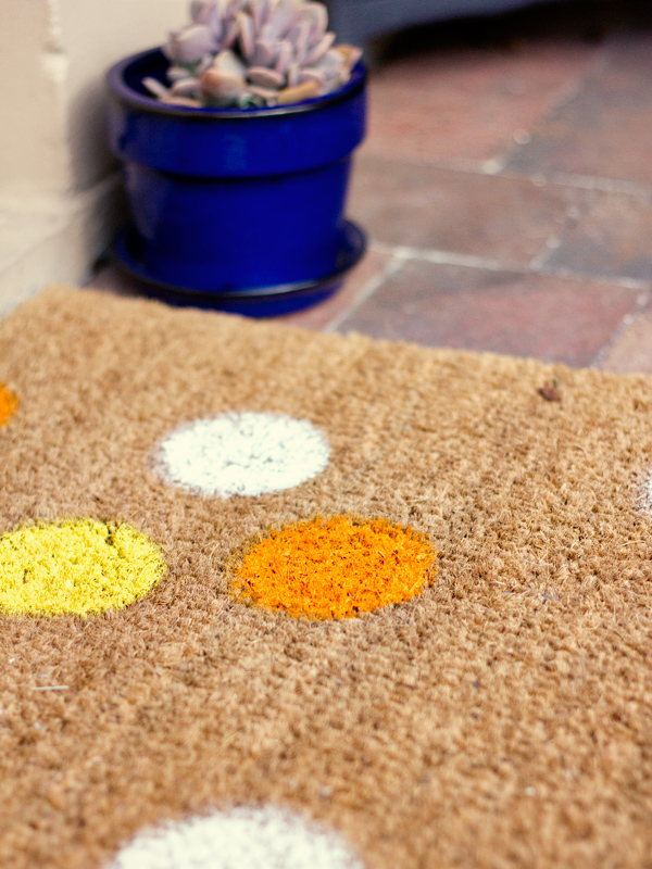 DIY Painted Door Mat Sarah Hearts