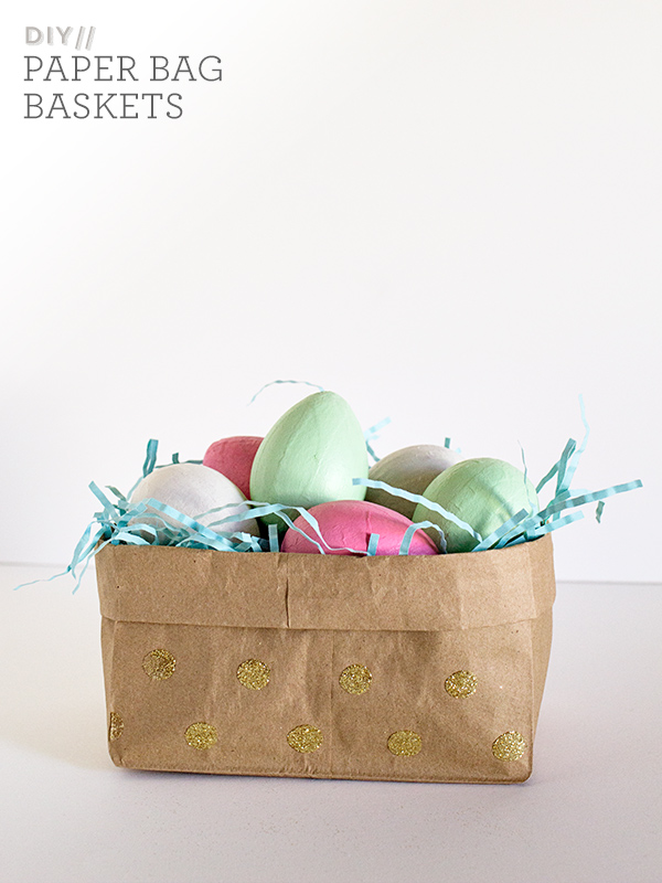 DIY Paper Bag Easter Baskets Sarah Hearts