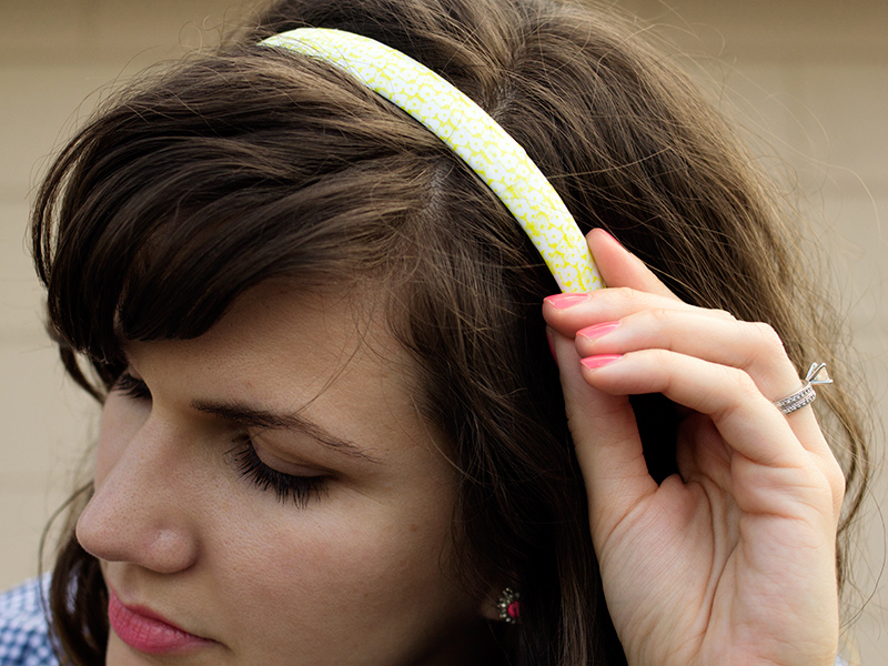 DIY Washi Tape Headband | Sarah Hearts