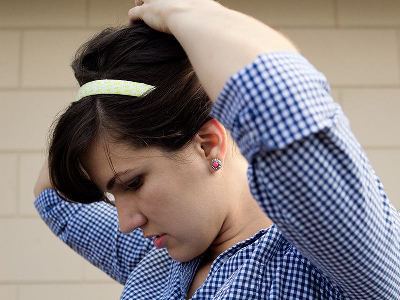 DIY Washi Tape Headband | Sarah Hearts
