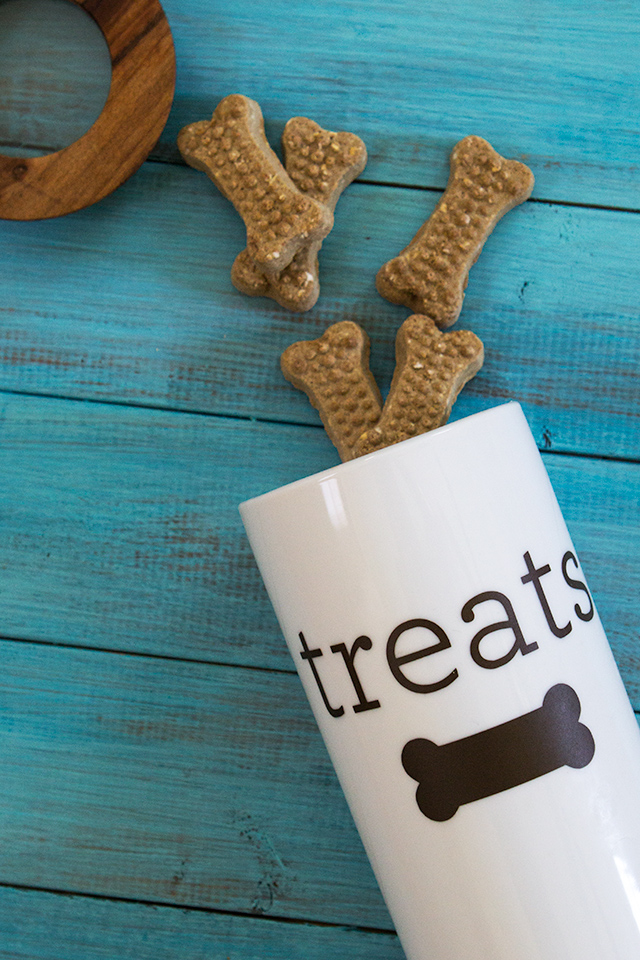Dog Treat Jar Label Sarah Hearts