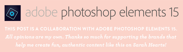 This post was created in partnership with Adobe Photoshop Elements 15