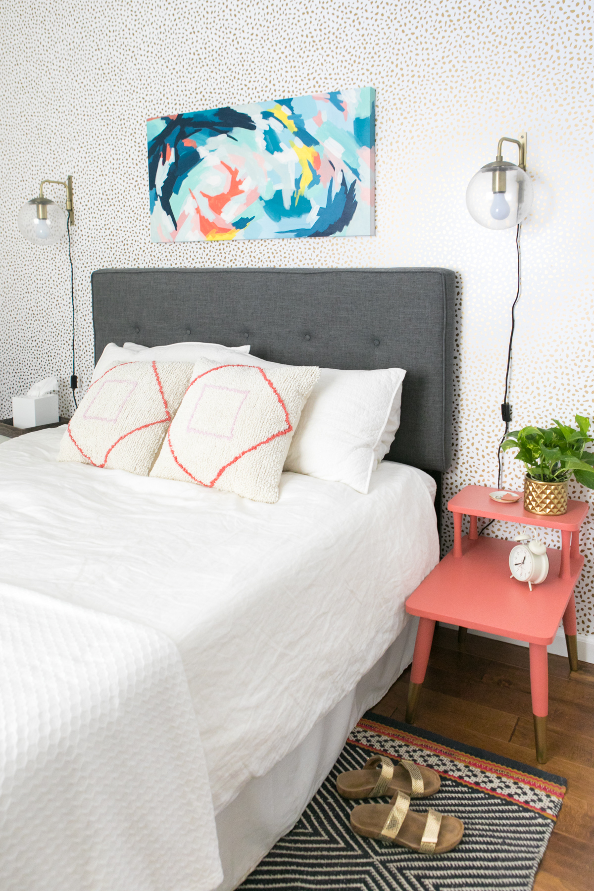 Loving this master bedroom refresh with @devinecolor items from @target