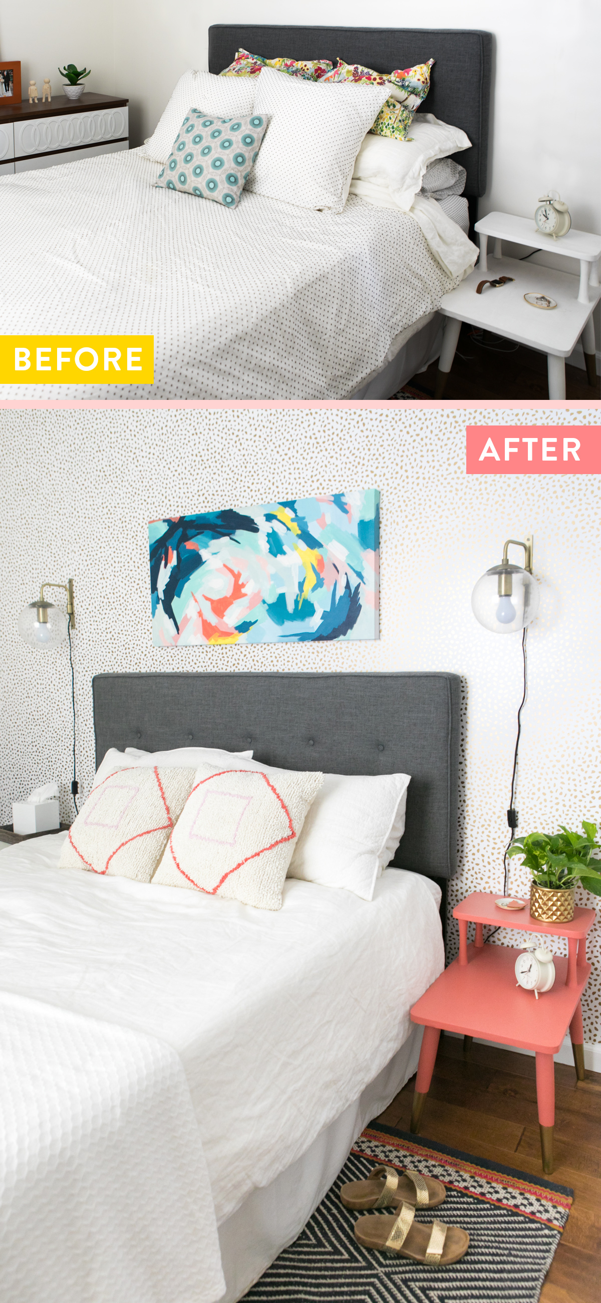 Loving this master bedroom refresh with @devinecolor items from @target