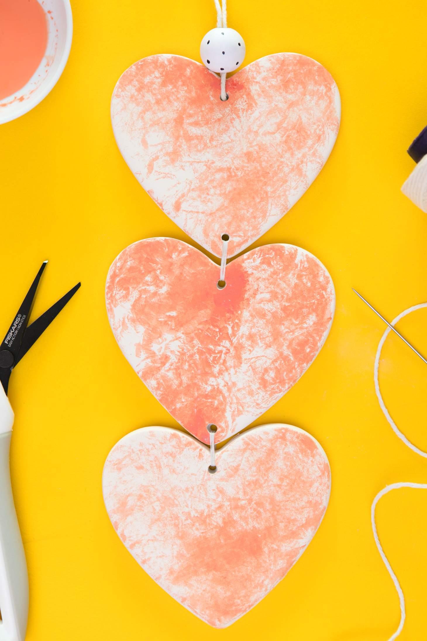 DIY Ceramic Heart Wall Hanging Sarah Hearts