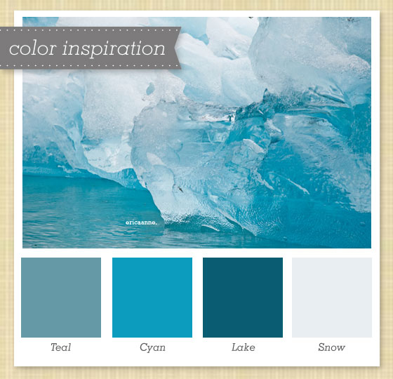 Teal, Blue and Grey Color Palette 37 - Sarah Hearts