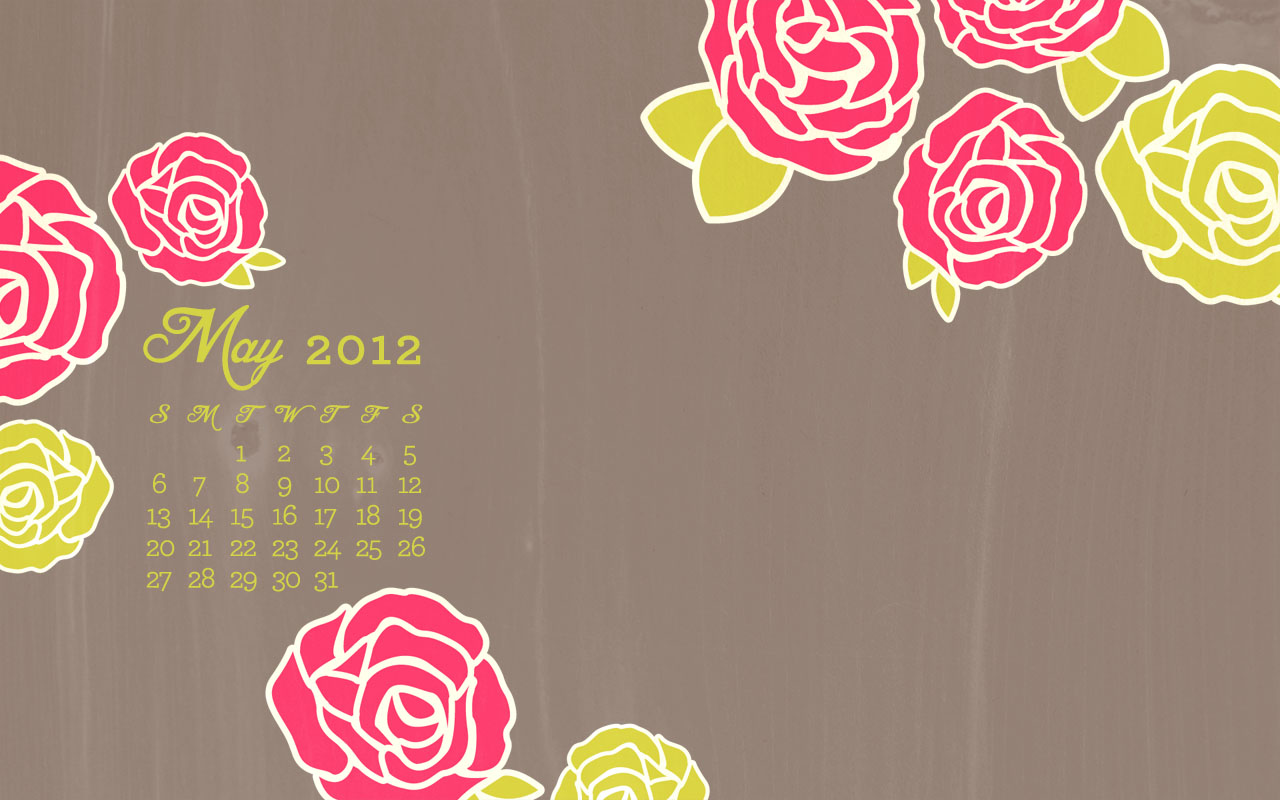 May Wallpaper Calendar 1280x800 Sarah Hearts