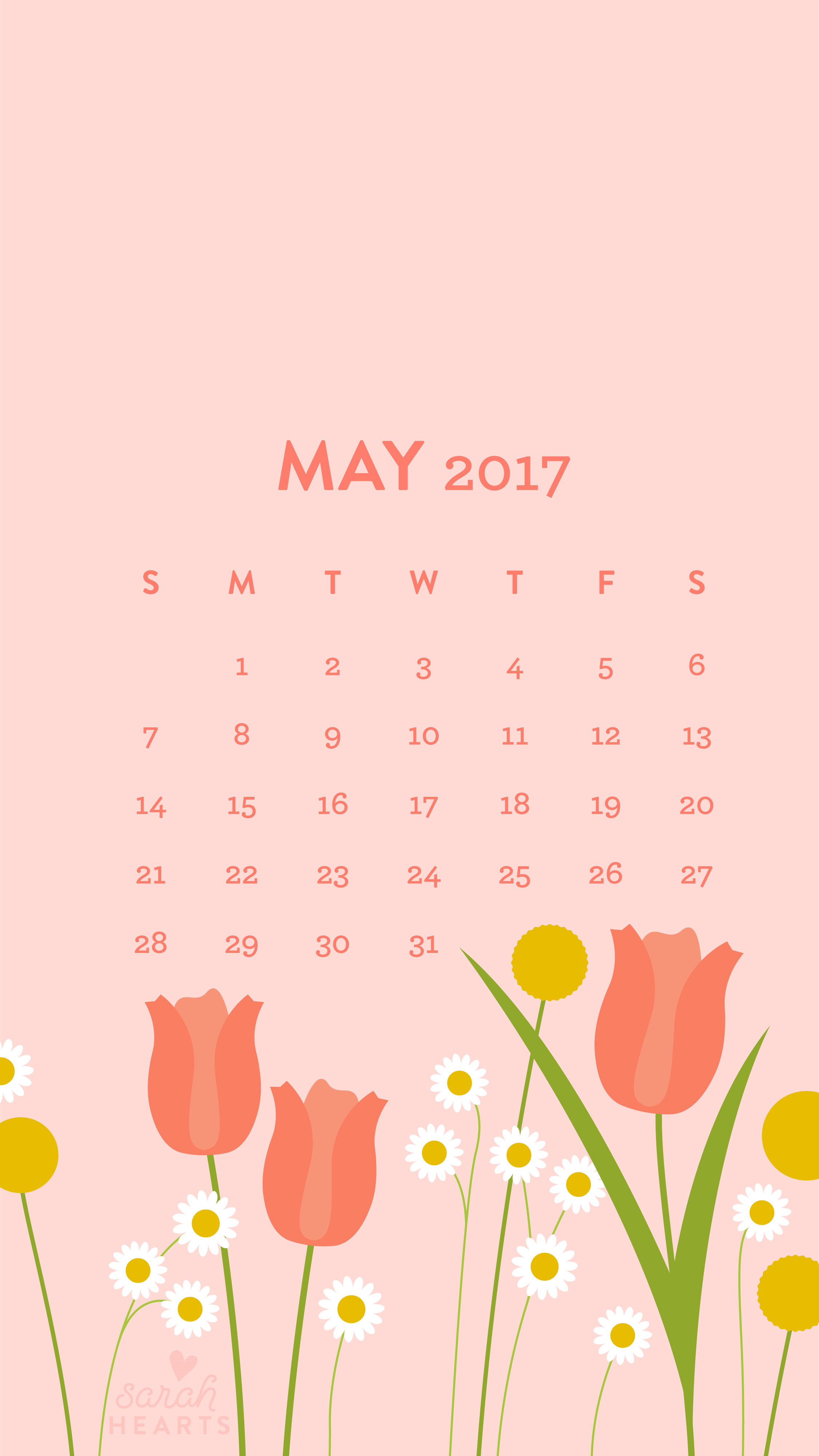 May 2017 Calendar Wallpaper Sarah Hearts Images, Photos, Reviews