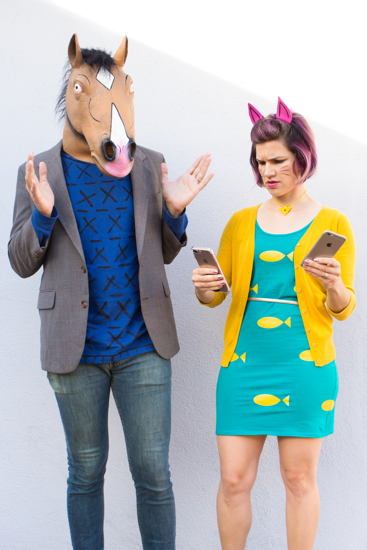 Bojack Horseman and Princess Carolyn Halloween Costumes Bojack Horseman and Princess Carolyn Halloween Costumes