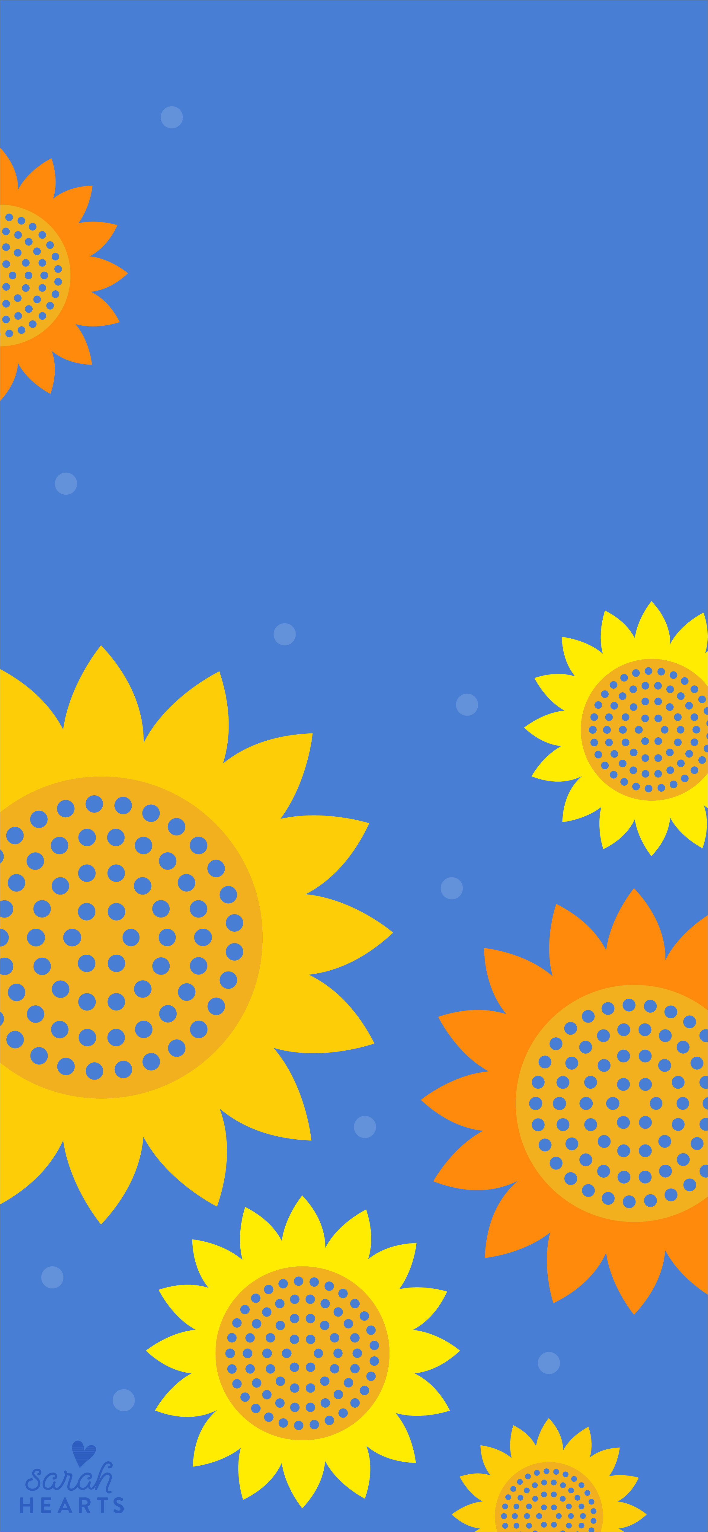 September 2018 Sunflower Calendar Wallpaper Sarah Hearts