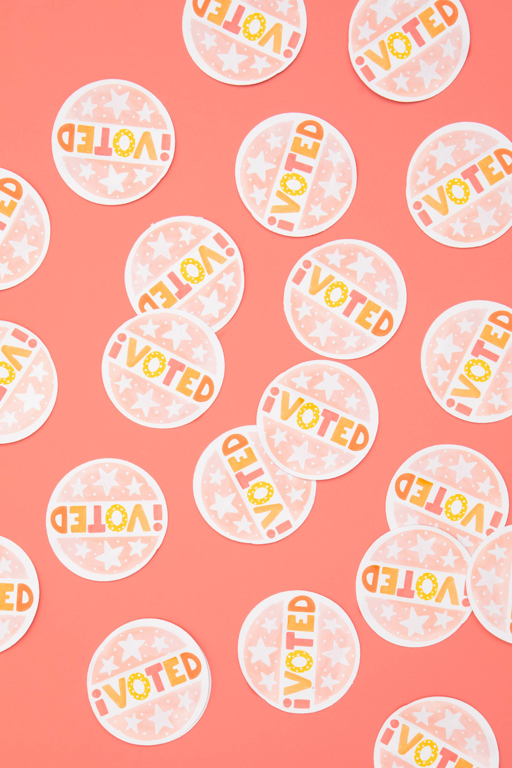 Free Printable I Voted Stickers Sarah Hearts