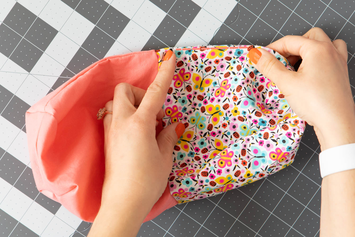 How To Sew Fabric Storage Bins - Sarah Hearts